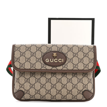 Gucci GG Supreme Monogram Neo Vintage Web Belt Bag Brown 13 of 13