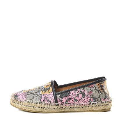 Gucci GG Supreme Monogram Bengal Espadrilles 38 Beige Pink 1 of 8