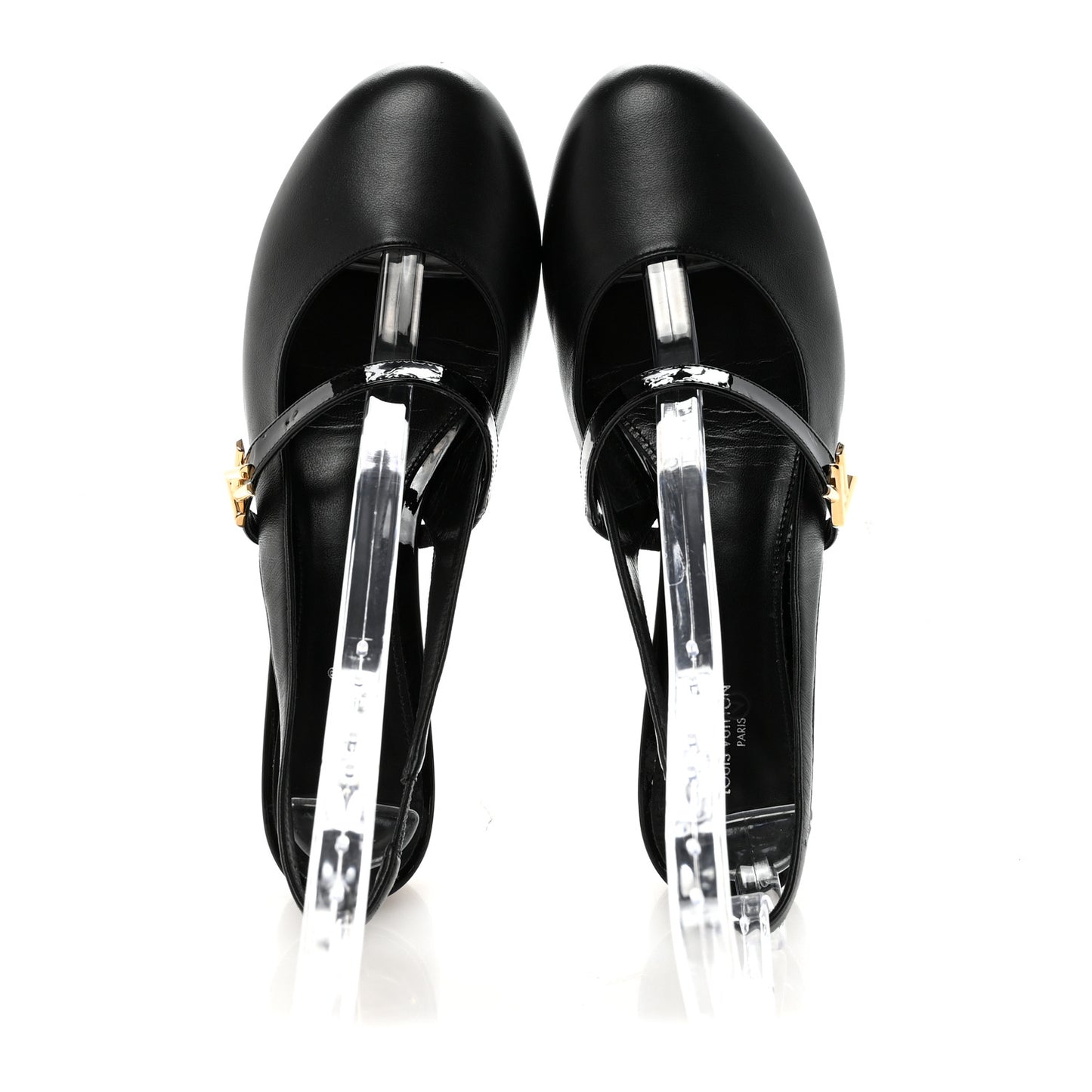 Lambskin Patent Romy Slingback Pumps 38 Black