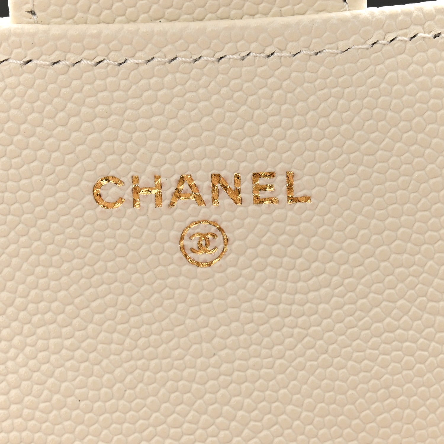 Chanel Caviar Quilted Large Gusset Flap Wallet White 7 of 13