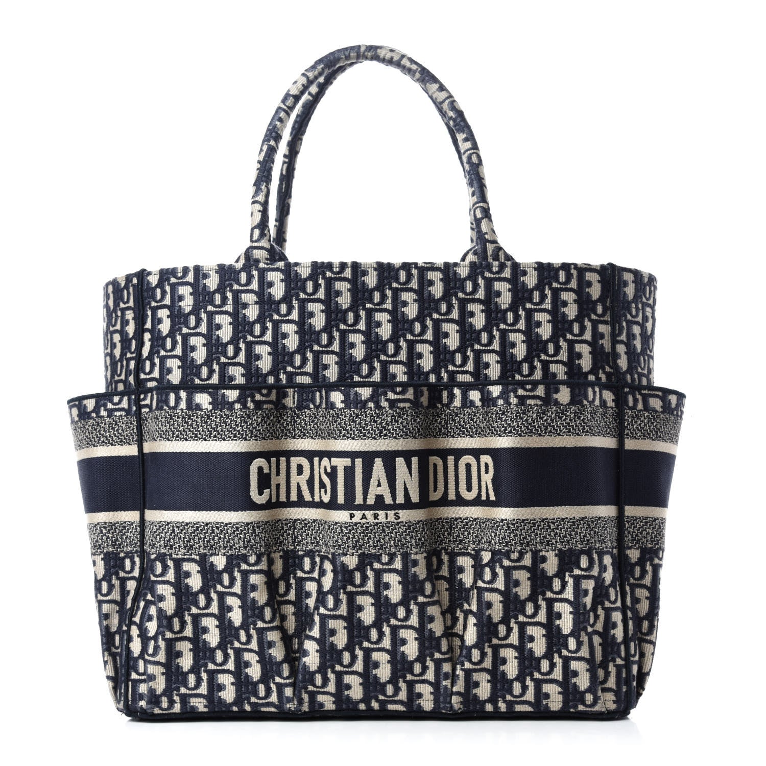 Christian Dior Oblique Catherine Tote Blue 1 of 12