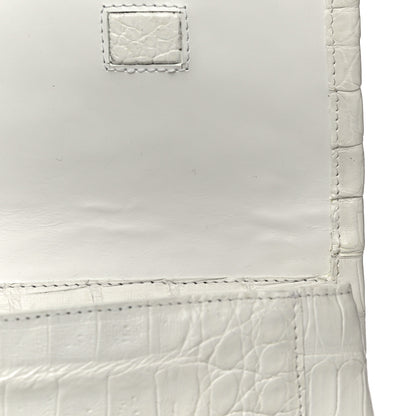 Nancy Gonzalez Crocodile Clutch White 10 of 18