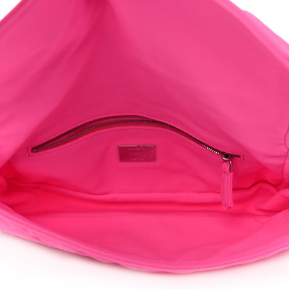 Fendi Lycra FF 1974 Embossed Baguette Rosa Fluo 5 of 10