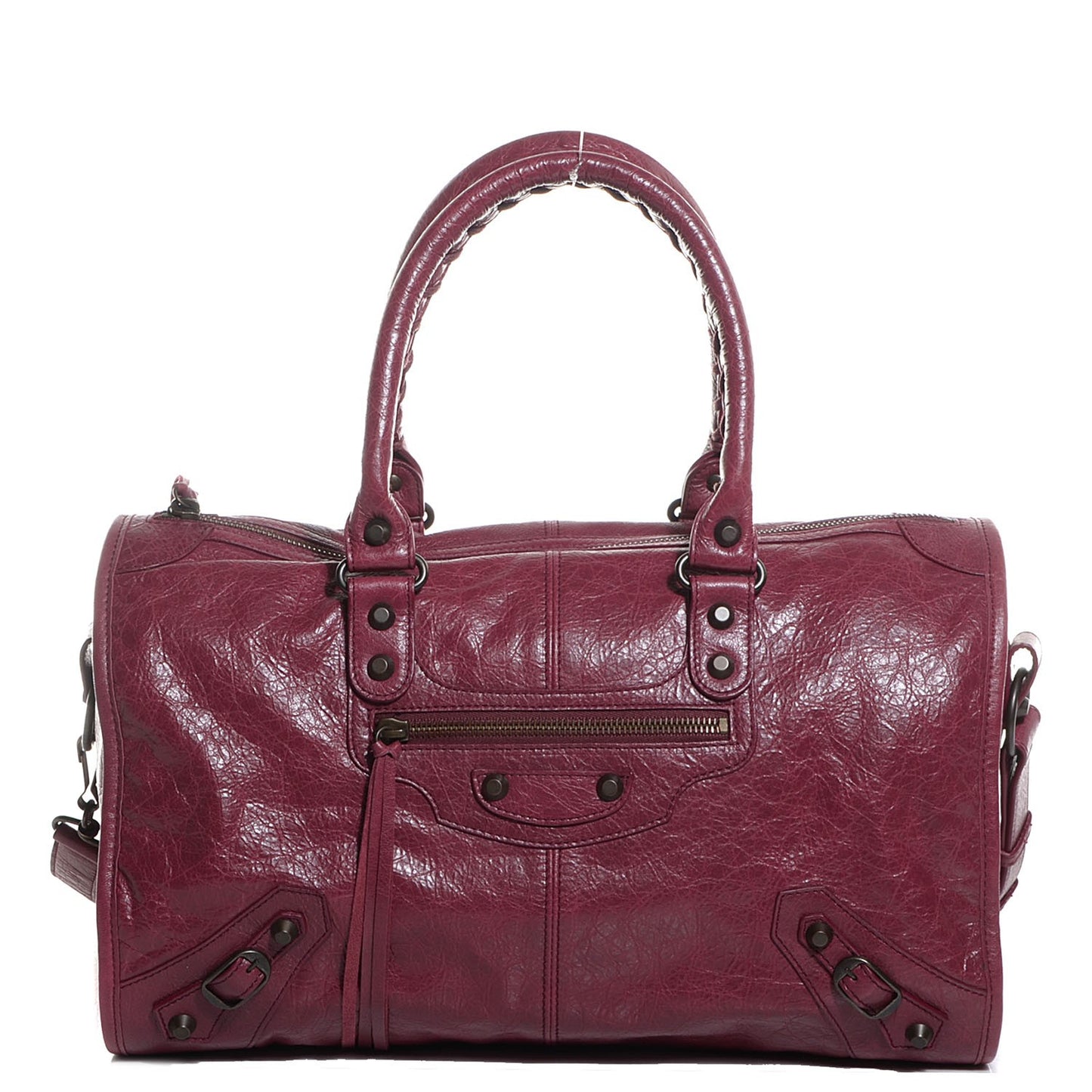 Agneau Classic Hardware Maxi Twiggy Cassis