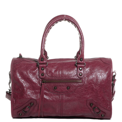 Balenciaga Agneau Classic Hardware Maxi Twiggy Cassis 1 of 12