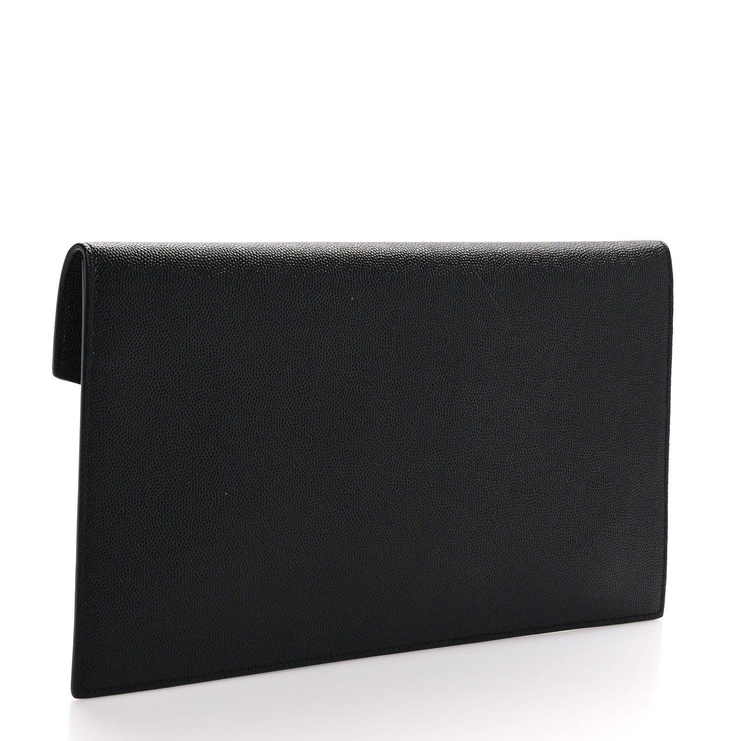 Saint Laurent SAINT LAURENT Grain De Poudre Monogram Uptown Pouch Black 3 of 8