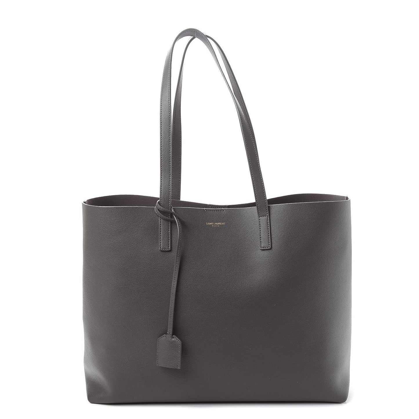 Calfskin Large Shopping Tote Storm