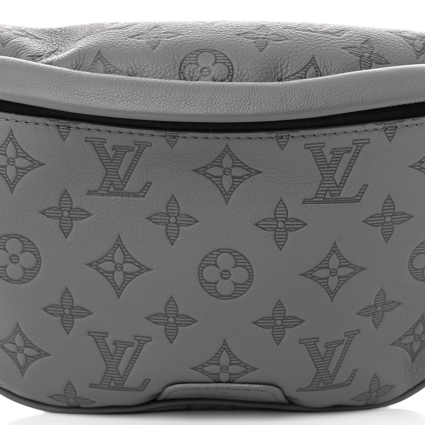 Calfskin Monogram Shadow Discovery Bumbag PM Gray