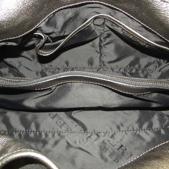 Burberry Leather Shimmer Check Lawson Bag 7 of 10