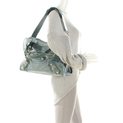 Balenciaga Agneau Giant 21 Silver Hardware City Tempete 2 of 8