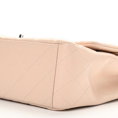 Chanel Caviar Quilted Maxi Double Flap Light Beige 6 of 12