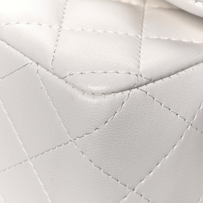 Chanel Lambskin Quilted Mini Rectangular Flap White 10 of 15