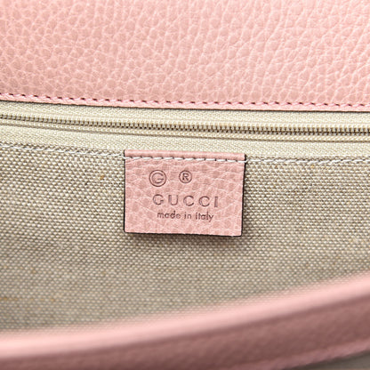 Gucci Dollar Calfskin Interlocking G Shoulder Bag Soft Pink 6 of 16