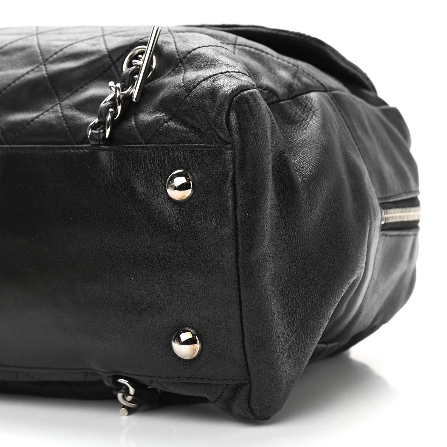 Chanel Lambskin Quilted Small Camera Case Black 9 of 10
