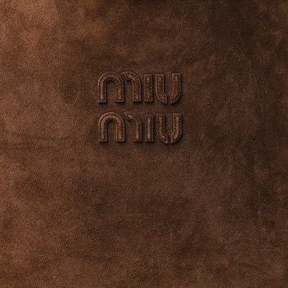 Miu Miu Camoscio Ivy Tote Cacao 7 of 9