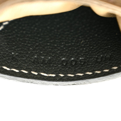 Hermes Milo Lambskin Grigri Rodeo Robeo Coeur Bag Charm PM Beige Marfa Craie Vert Mangrove 4 of 5
