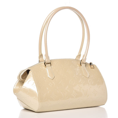 Louis Vuitton Vernis Sherwood PM Blanc Corail 3 of 7