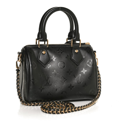 Louis Vuitton Monogram Ink Speedy BB Black 3 of 10