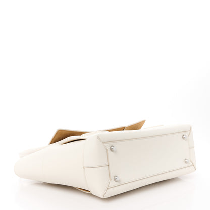 Bottega Veneta Calfskin Maxi Intrecciato Medium Arco White 4 of 12