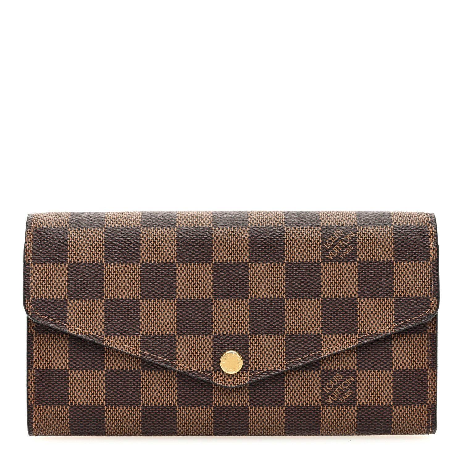 Louis Vuitton Damier Ebene Sarah Wallet NM 1 of 6