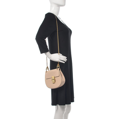 Chloe Grained Lambskin Mini Drew Shoulder Bag Abstract White 2 of 10