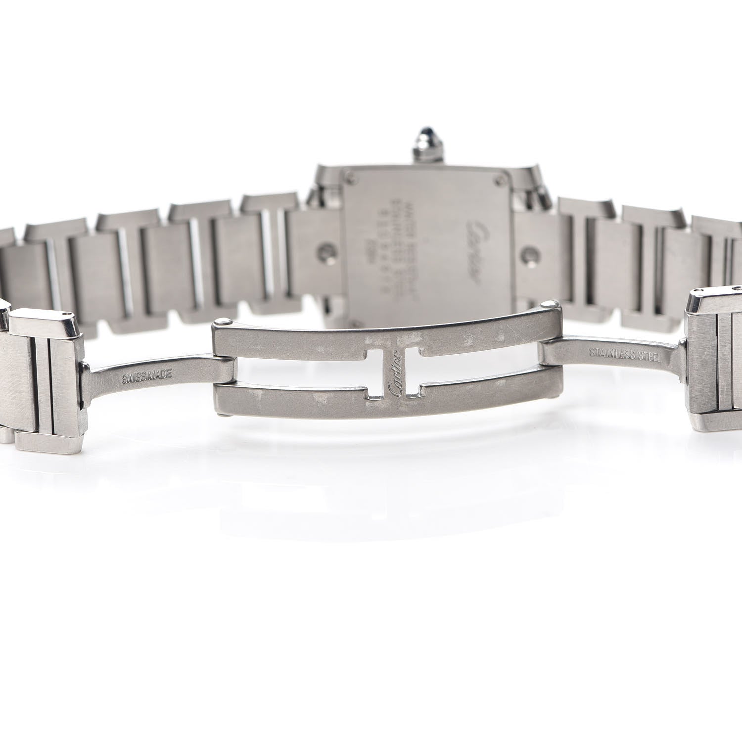 Cartier Stainless Steel 20mm Tank Francaise Quartz Watch 5 of 6