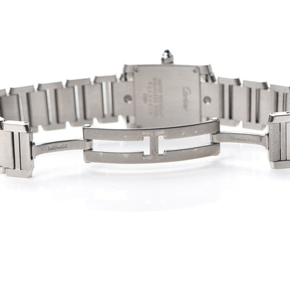 Cartier Stainless Steel 20mm Tank Francaise Quartz Watch 5 of 6