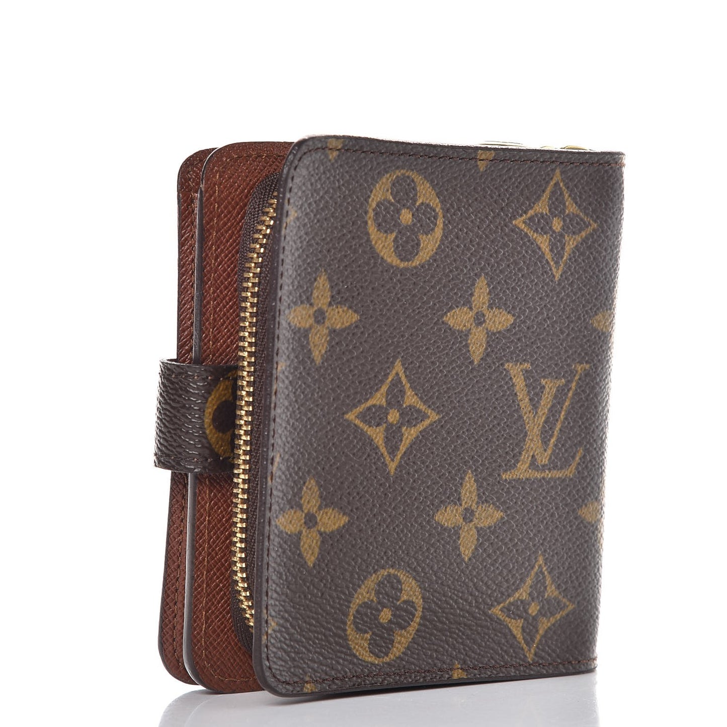 Monogram Compact Zippe Zipped Wallet