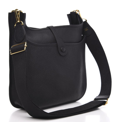 Hermes Taurillon Clemence Evelyne III PM Black 3 of 9