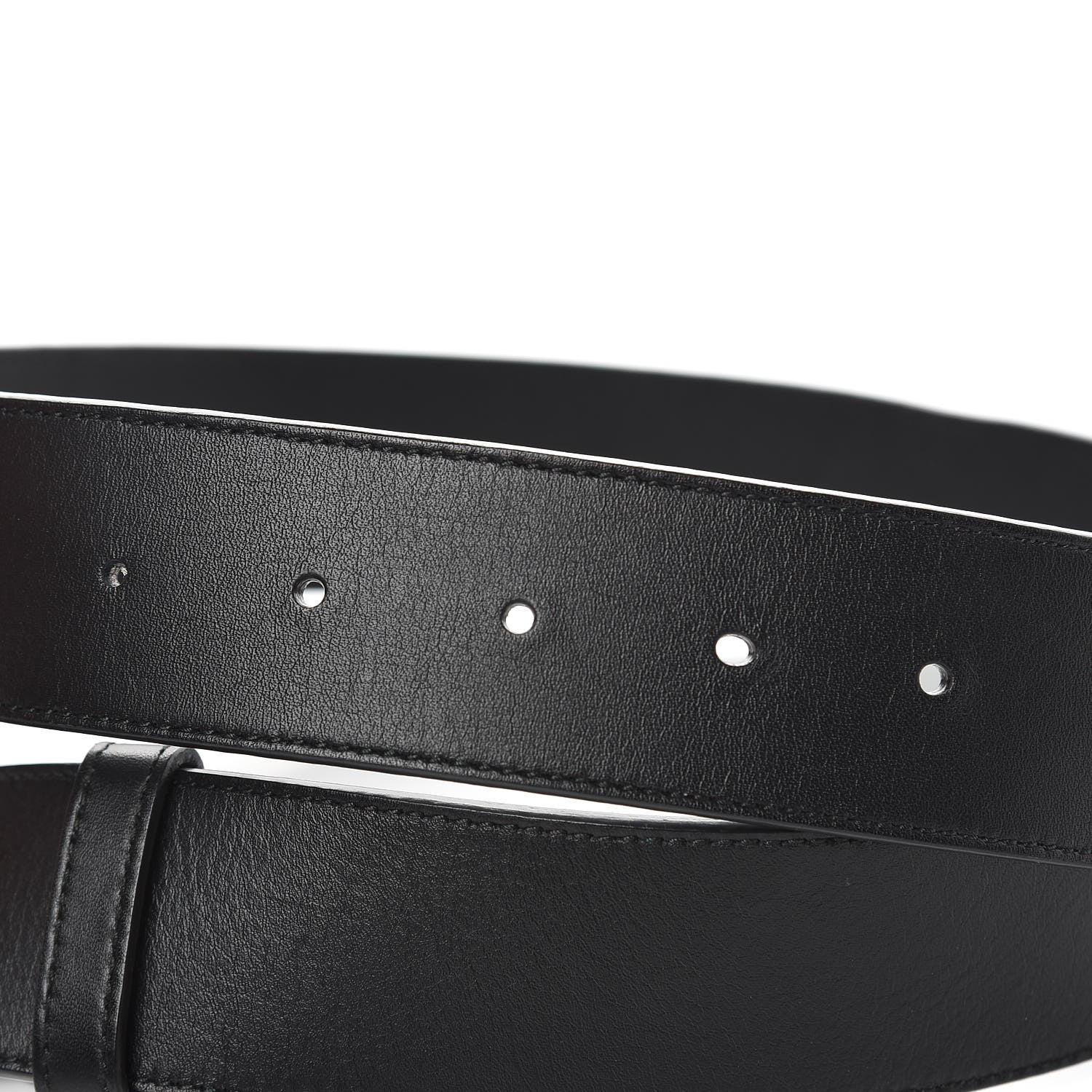 Gucci Calfskin Double G 40mm Belt 80 32 Black 5 of 7