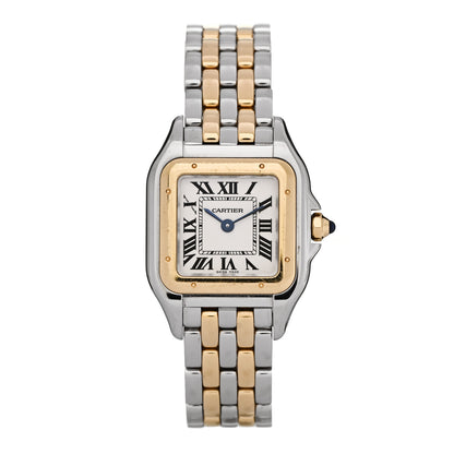 Cartier Stainless Steel 18K Yellow Gold 22mm Panthere Quartz Watch 1 of 5