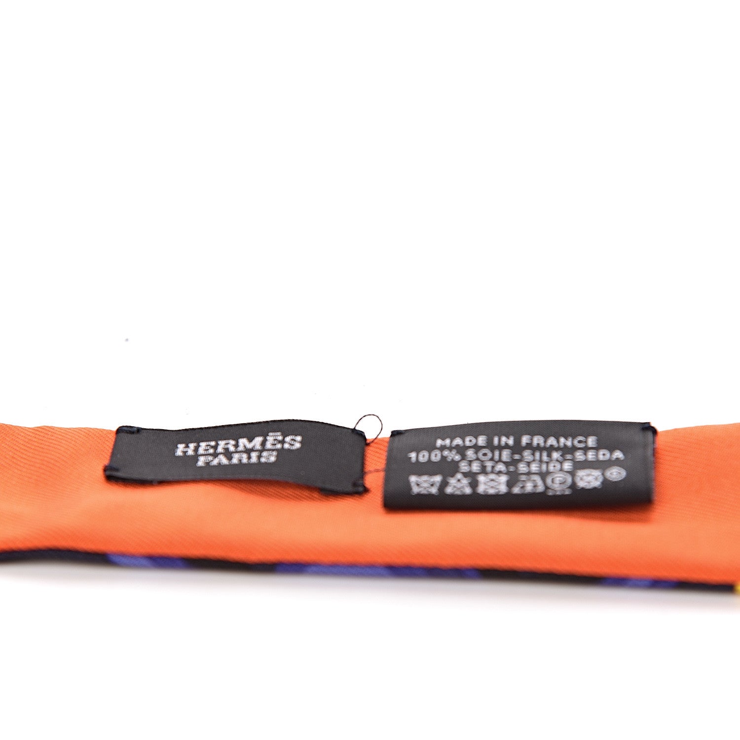 Hermes Silk Panoplie Equestre Twillon Black Orange Coquelicot 4 of 4