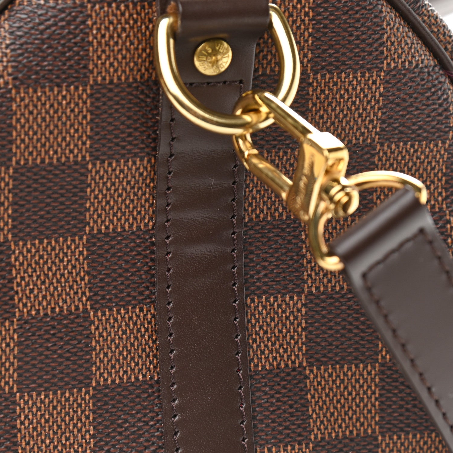 Louis Vuitton Damier Ebene Speedy Bandouliere 25 10 of 10