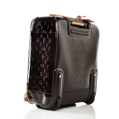 Louis Vuitton Vernis Pegase 45 Rolling Luggage Amarante 3 of 7