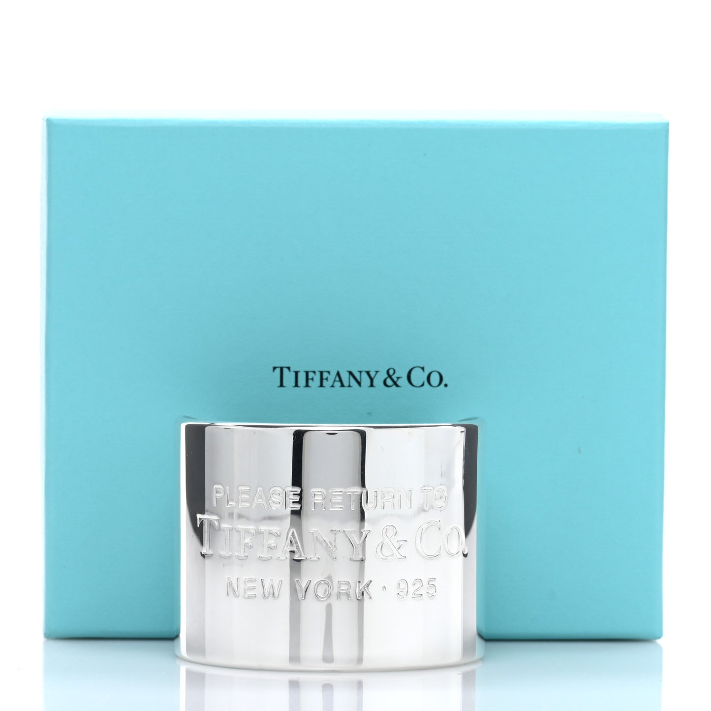 Sterling Silver Wide Return To Tiffany Cuff Bracelet