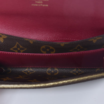 Louis Vuitton Monogram Emilie Wallet Fuchsia 5 of 8