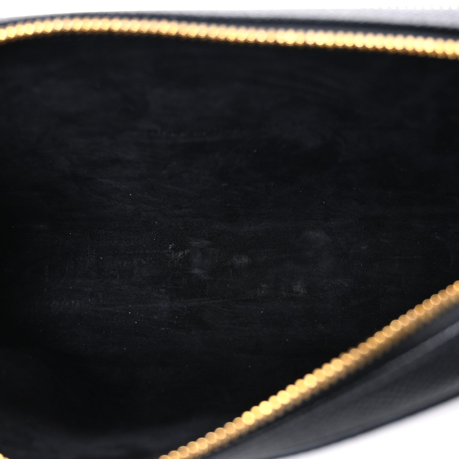 Christian Dior Grained Calfskin Caro Double Pouch Black 5 of 10