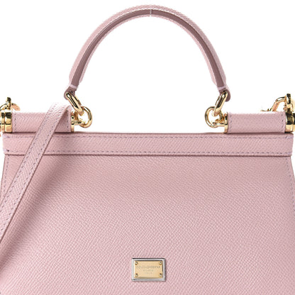 Dolce & Gabbana Dauphine Small Miss Sicily Satchel Rosa Carne 9 of 9