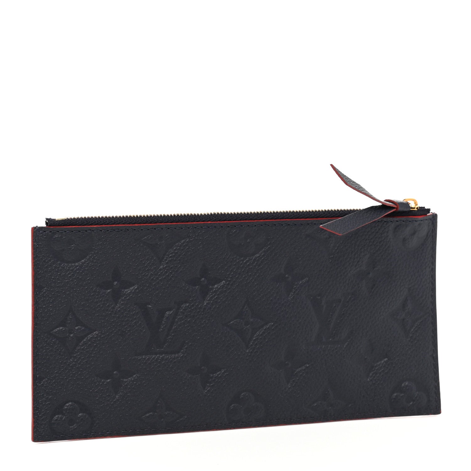 Louis Vuitton Empreinte Felicie Chain Wallet Zippered Insert Marine Rouge 3 of 6