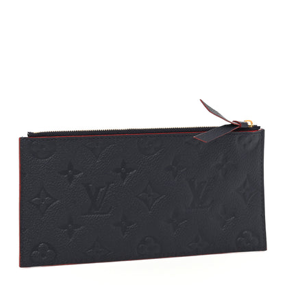 Louis Vuitton Empreinte Felicie Chain Wallet Zippered Insert Marine Rouge 3 of 6