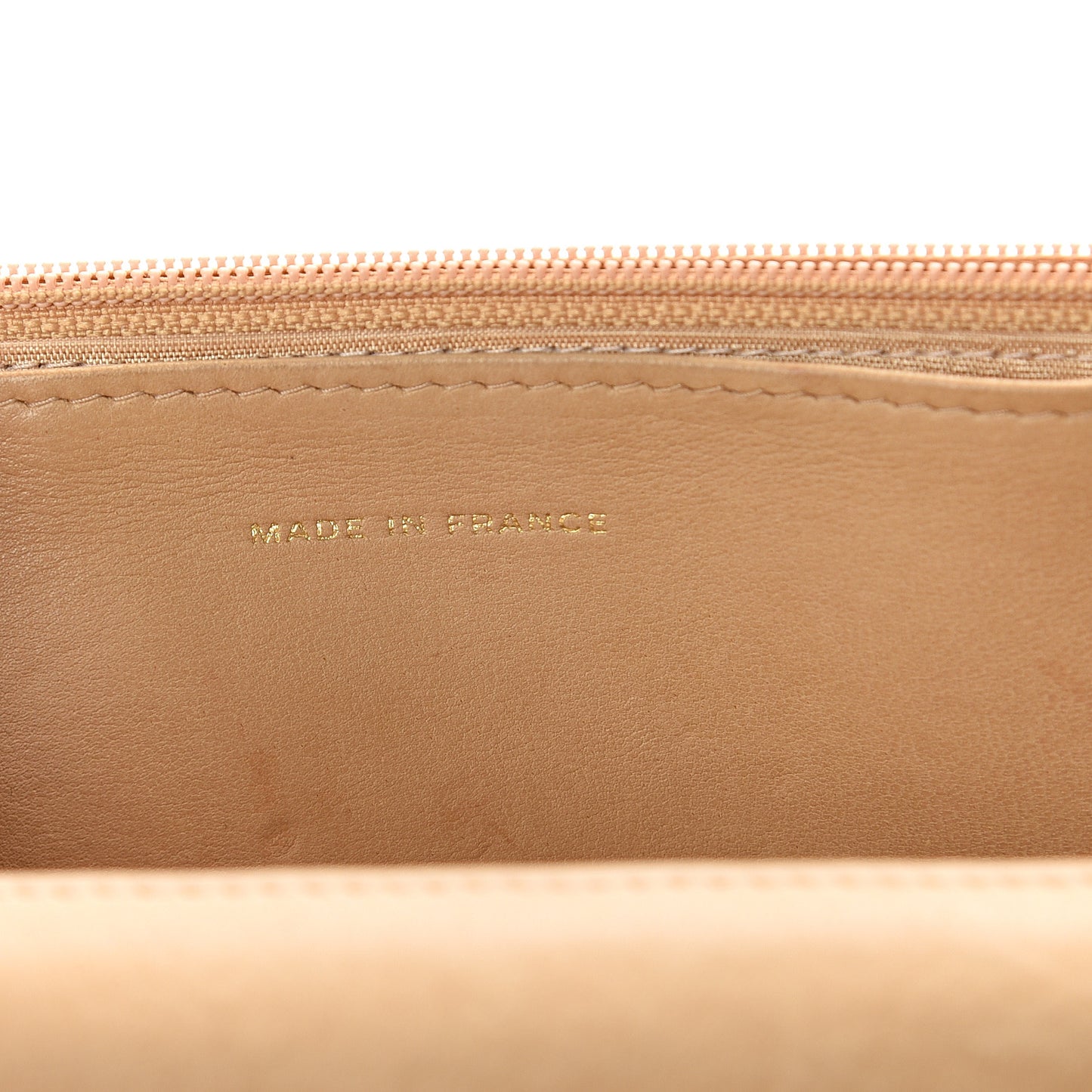 Caviar Timeless CC Wallet on Chain WOC Beige