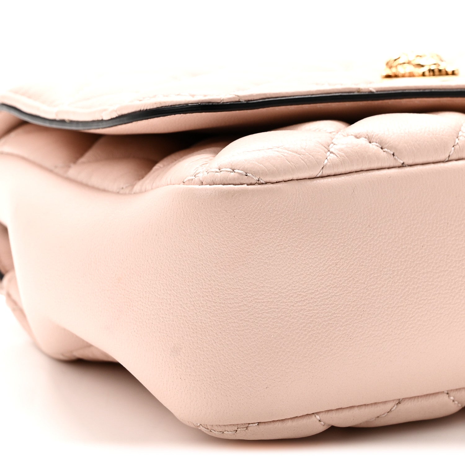 Versace Nappa Quilted Small Medusa Chain Crossbody Light Pink 8 of 9