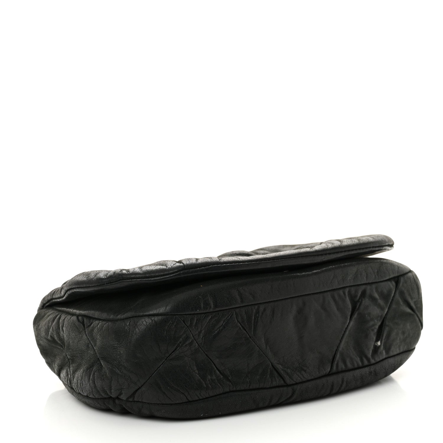 Chanel Iridescent Calfskin Glint Flap Black 4 of 12