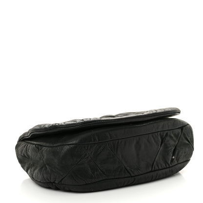 Chanel Iridescent Calfskin Glint Flap Black 4 of 12