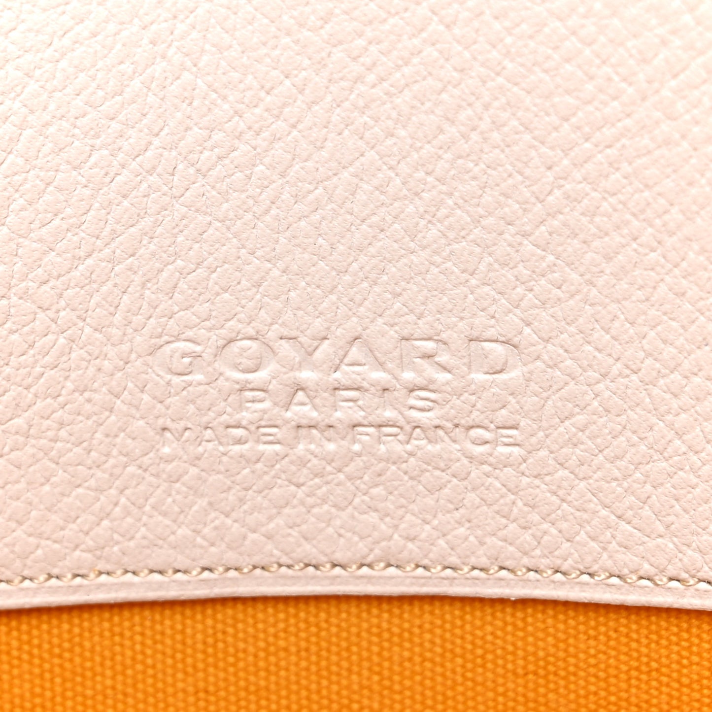 Goyardine Senat Pochette MM White