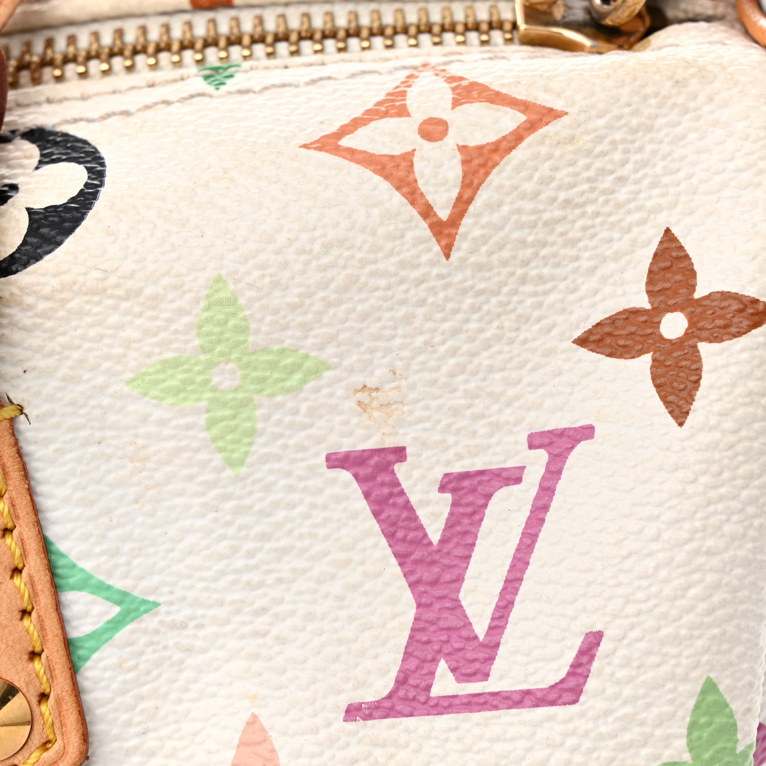 Louis Vuitton Monogram Multicolor Speedy 30 White 17 of 20