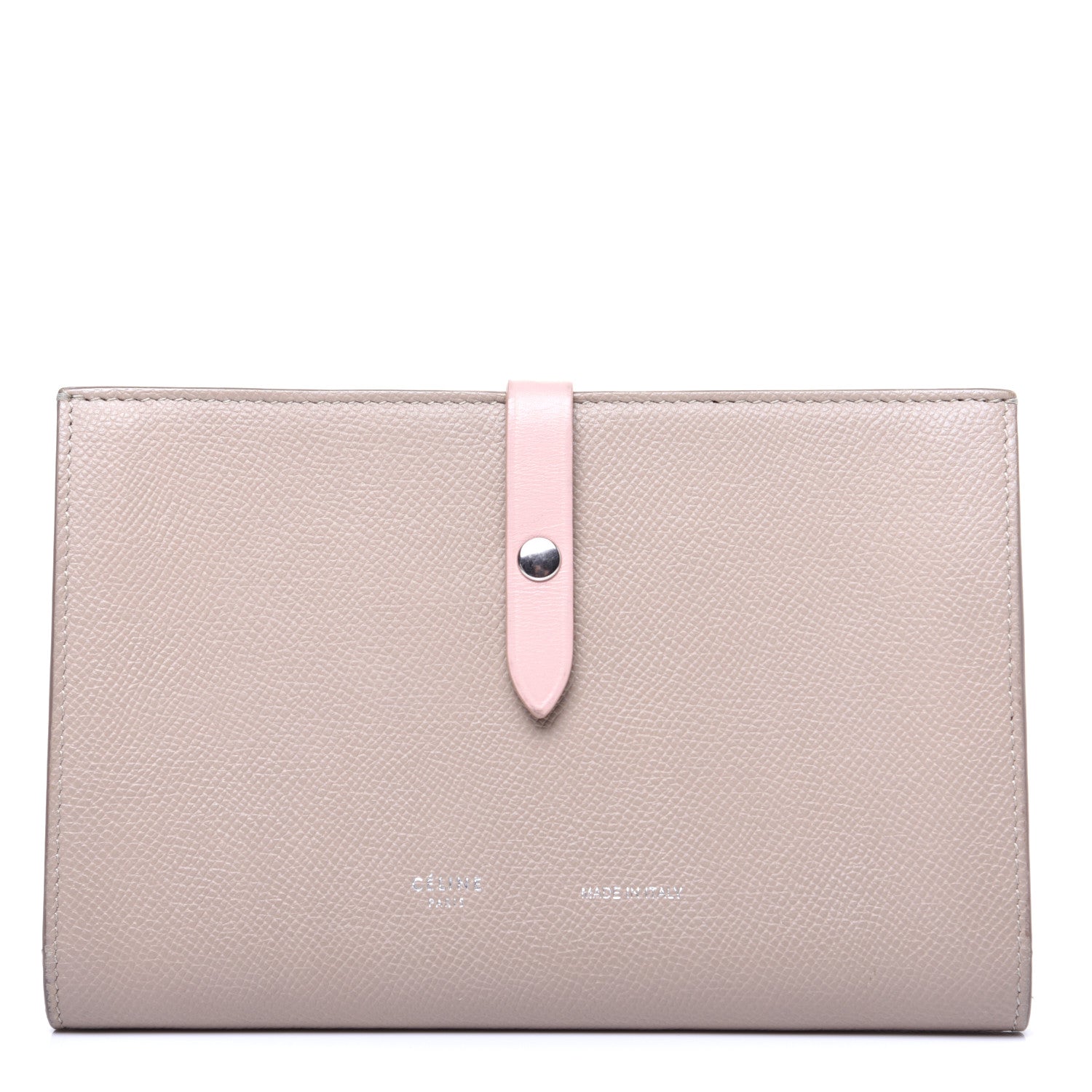 Celine Calfskin Large Multifunction Strap Wallet Light Taupe 1 of 9