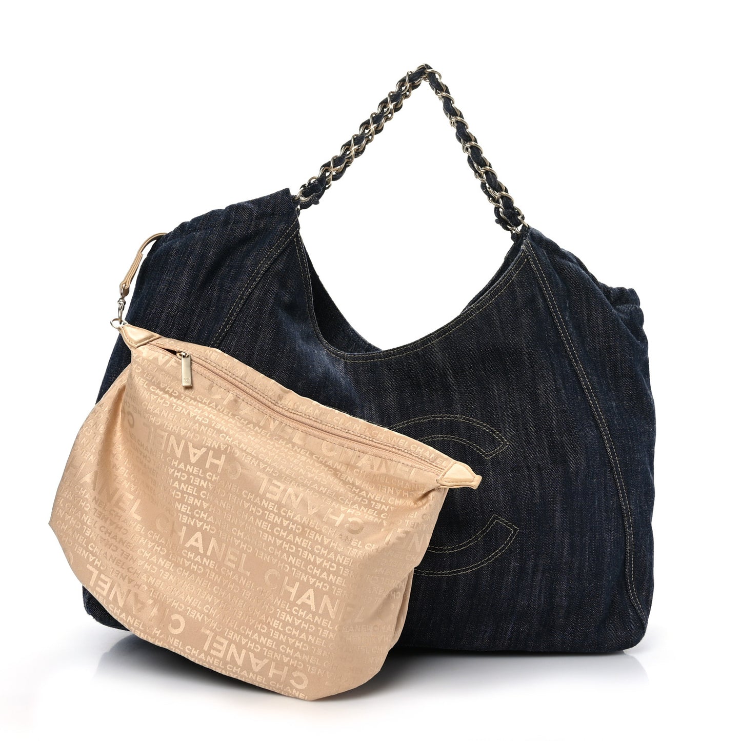 Denim XL Coco Cabas Tote Blue