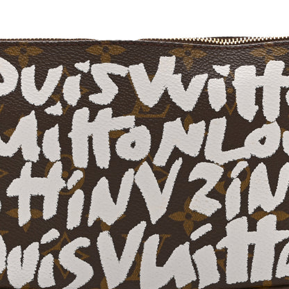 Louis Vuitton Monogram Graffiti Pochette Accessories Silver 8 of 10