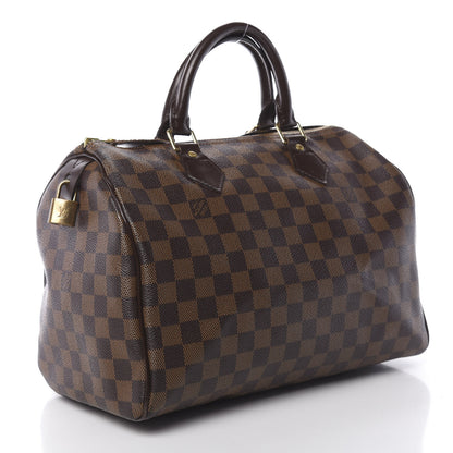 Louis Vuitton Damier Ebene Speedy 30 3 of 12